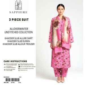 Sapphire Winter Collection – 3 Piece Unstitched Khaddar | Article 17 |