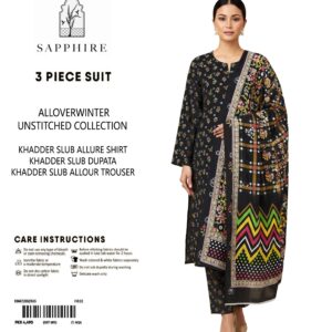 Sapphire Winter Collection – 3 Piece Unstitched Khaddar Suit | Article 19 |