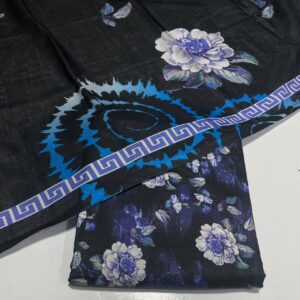 3 Piece Unstitched Khaddar Suit for Women, Premium Khaddar