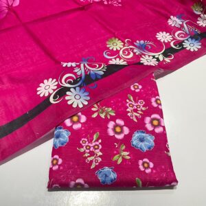 3 Piece Unstitched Khaddar Suit for Women, Premium Khaddar