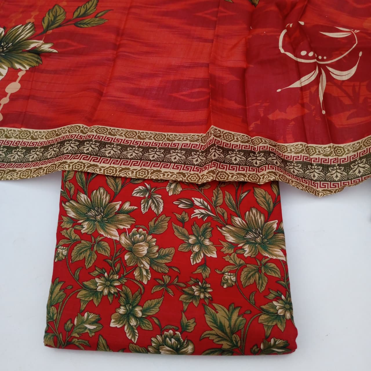 3 Piece Unstitched Khaddar Suit for Women, Premium Khaddar