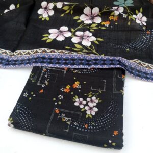 3 Piece Unstitched Khaddar Suit for Women, Premium Khaddar